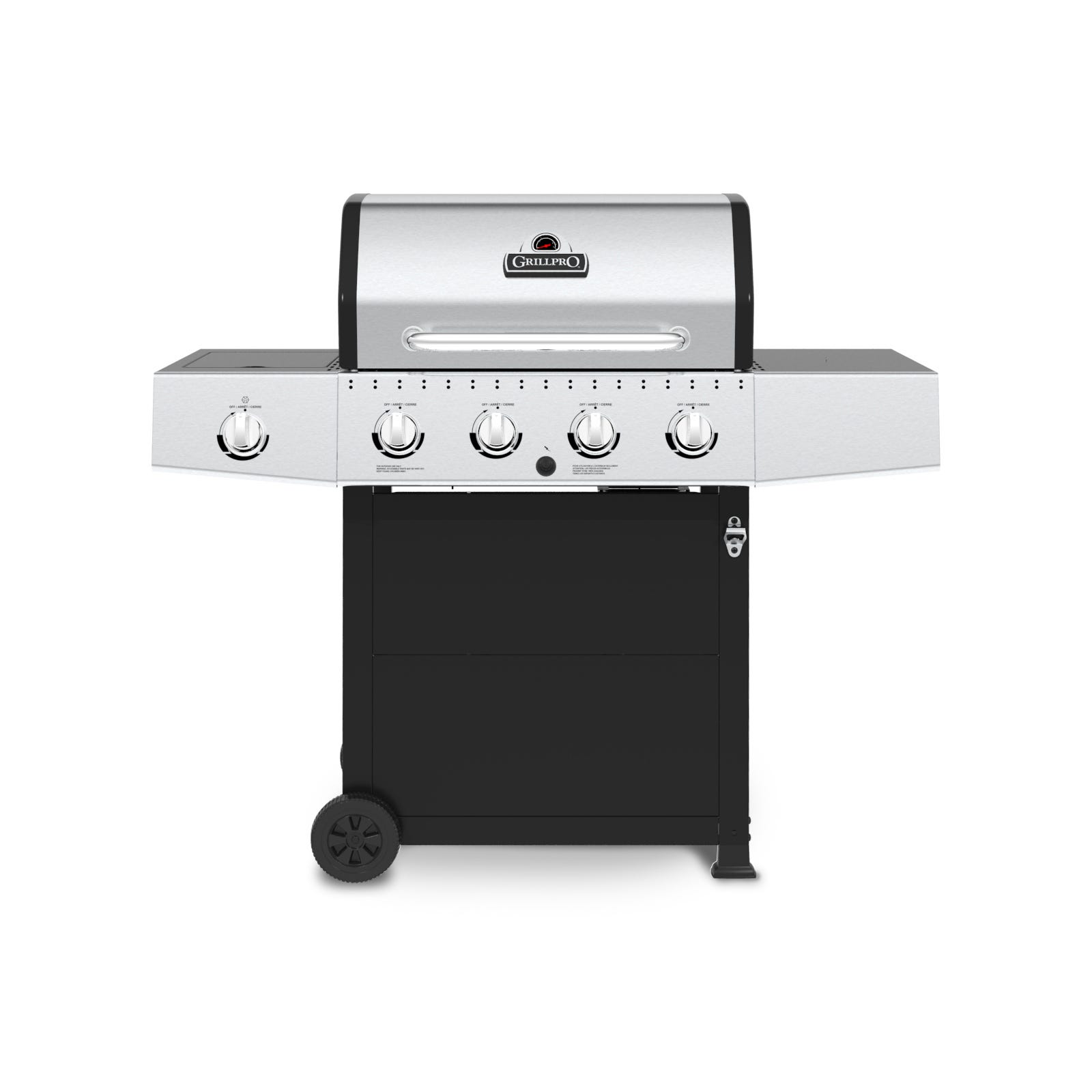GrillPro 242164 Gas Grill, 40,000 Btu, Liquid Propane, 4