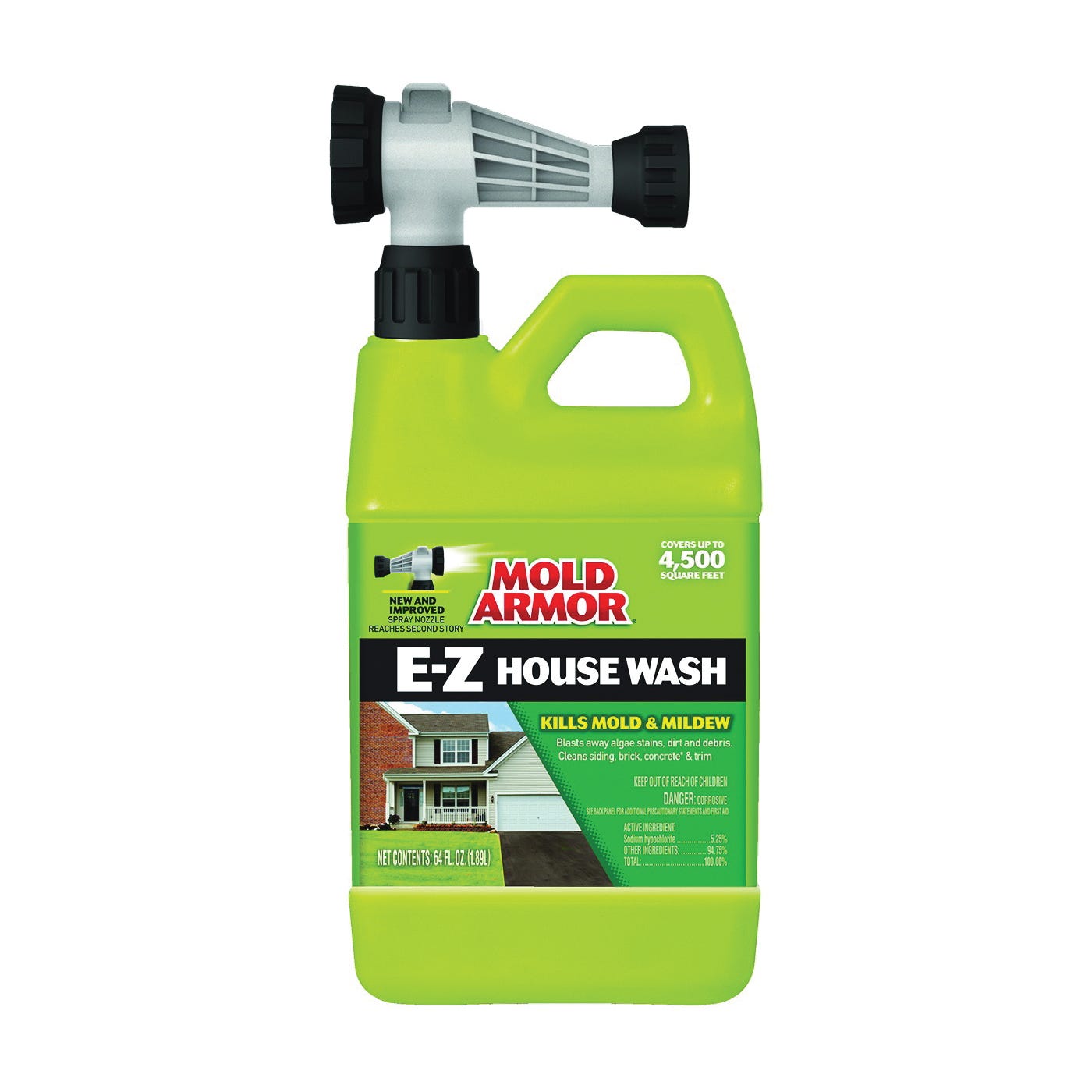 安価 Wash House FG51164 Armor Mold Hose Can oz 64 End, イヤホン