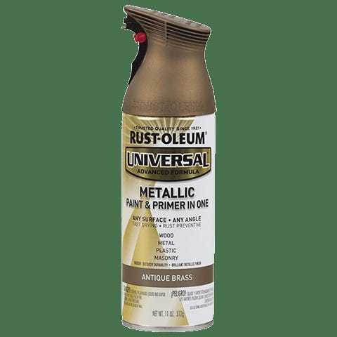 Rust-Oleum 260728 Spray Paint, Antique Brass, Gloss, 11 oz.