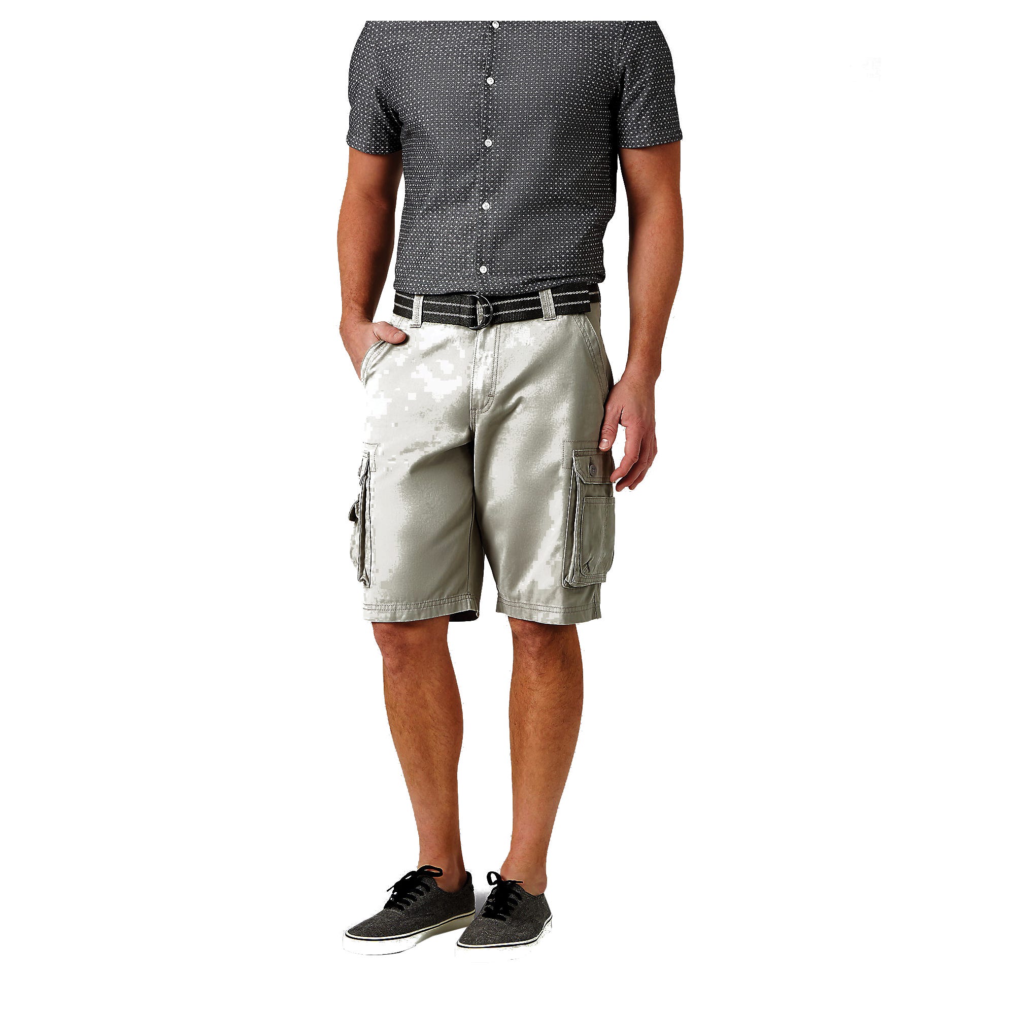 Lee Wyoming Series 2183311 36 Cargo Shorts 36 in Cotton Cement