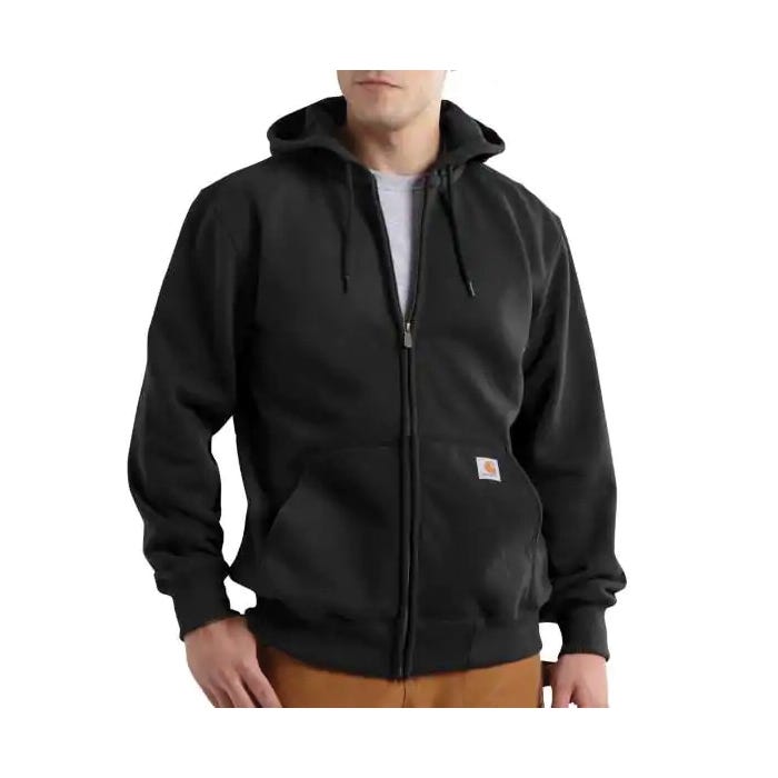 Carhartt 100614 001REGLA Sweatshirt L Regular Cotton Polyester Black Hooded Collar