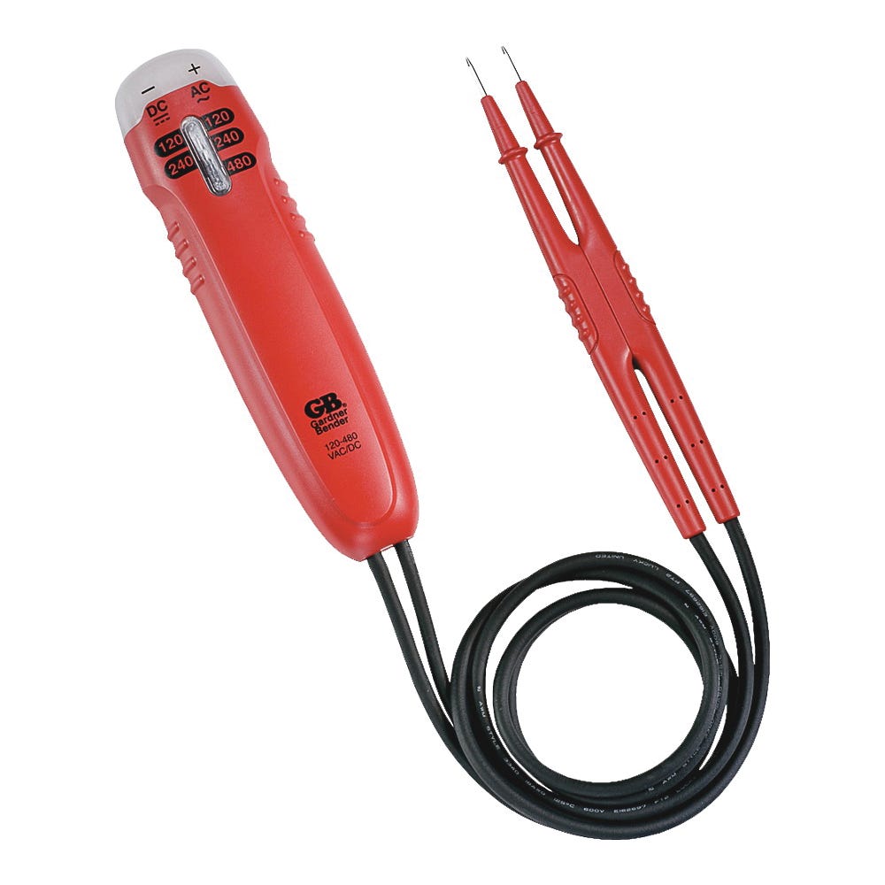 GB GVT 392 Solenoid Voltage Tester Neondicator Display Red