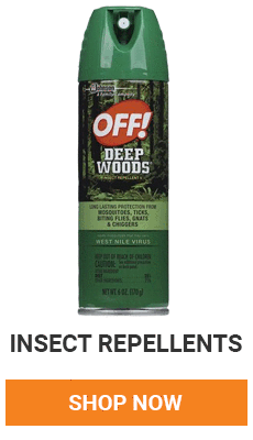 Tick are bad this year make sure you keep you and your family protected while outside. Shop Insect Repellent