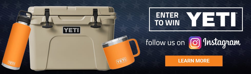 Enter to win a Yeti Giveway. Find out more dets. Click the link.